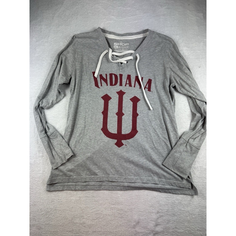The Shop Sport Indiana University Women's Gray Pullover XL Mid evil Hoosiers